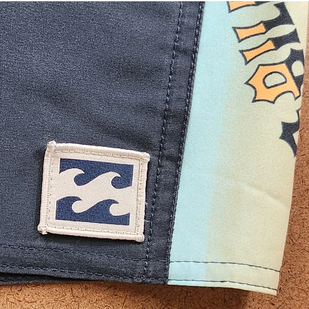 Billabong Men's Board Shorts Dbah Lo Tide Recycler Navy Blue Size 40 Swim Trunks